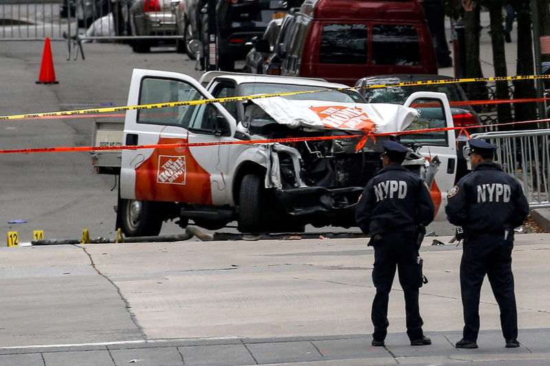 © Reuters. LE SUSPECT DE L'ATTENTAT DE NEW YORK, UN IMMIGRÉ OUZBEK SOLITAIRE ET RENFERMÉ