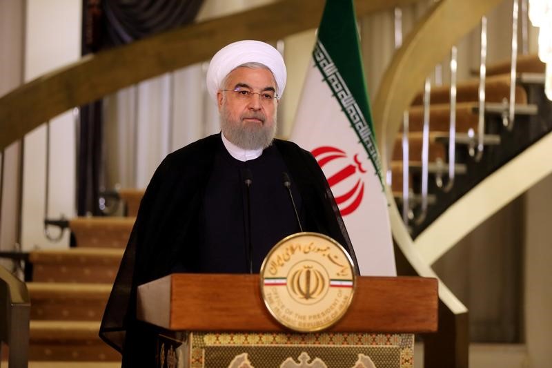 © Reuters. روحاني: تعاون إيران وروسيا ضروري لاستعادة السلام في سوريا