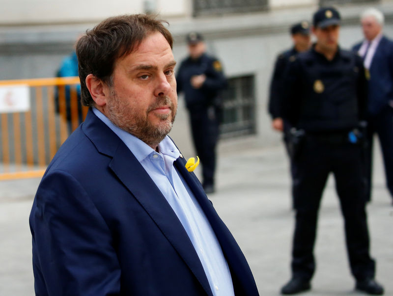 © Reuters. La juez decreta prisión sin fianza para Junqueras y siete exconsejeros