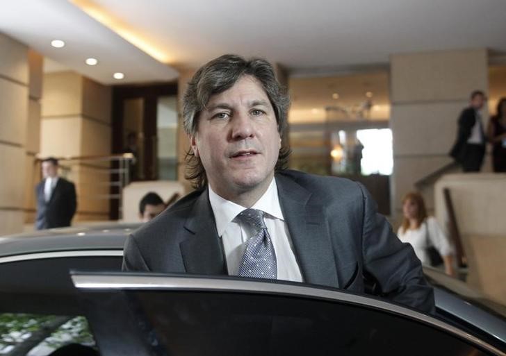 © Reuters. Ex-vice-presidente da Argentina Amado Boudou, em Buenos Aires