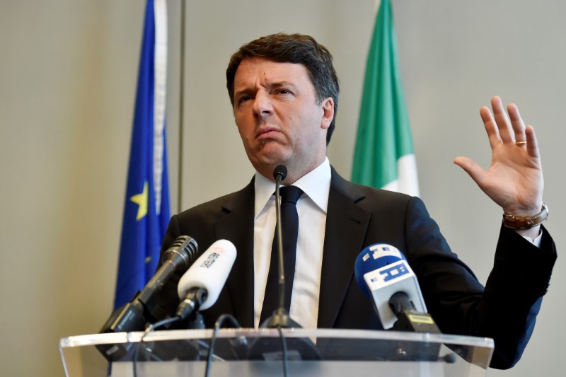 © Reuters. Bankitalia, Renzi: da audizioni emerso che vigilanza non sempre adeguata