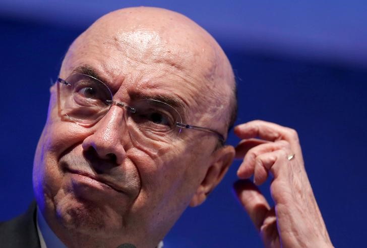 © Reuters. Meirelles em evento em São Paulo