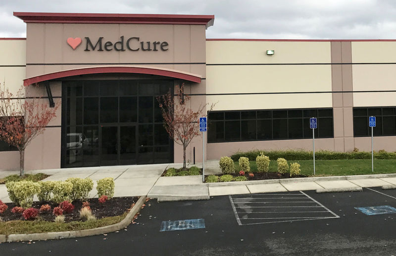 © Reuters. The headquarters of MedCure, one of the nation's largest body brokers is shown outside Portland, Oregon