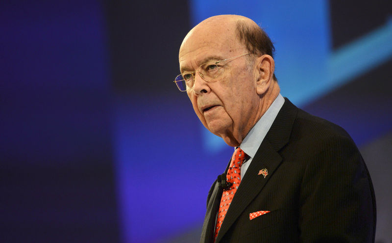 © Reuters. FILE PHOTO: U.S. Commerce Secretary Wilbur Ross, speaks at the Conferederation of British Industry's annual conference in London