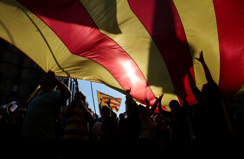 © Reuters. المحكمة الدستورية في إسبانيا تلغي إعلان استقلال قطالونيا