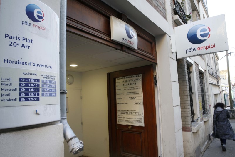 © Reuters. LES SYNDICATS POUR PLUS D'ACCOMPAGNEMENT DES CHÔMEURS