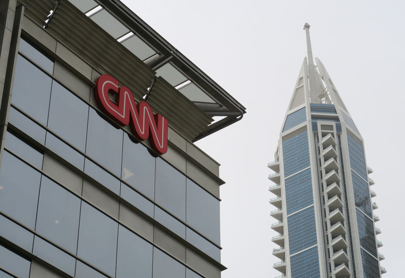 © Reuters. FILE PHOTO: The CNN building in Dubai Media City Park March 17, 2016.