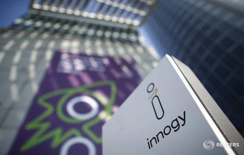 © Reuters. Innogy logo in Essen, Germany