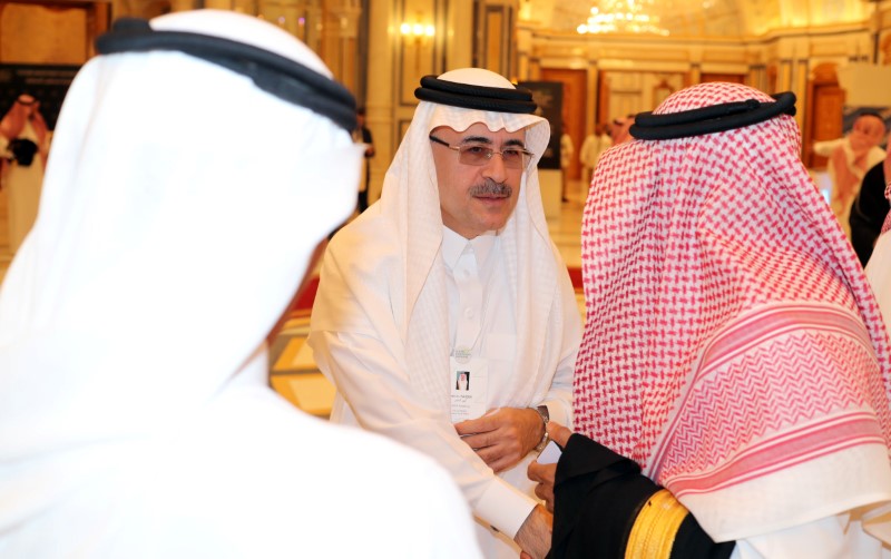 © Reuters. Amin Nasser, President and Chief Executive Officer of Aramco arrives to the Future Investment Initiative conference in Riyadh