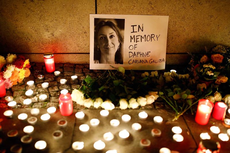 © Reuters. El Parlamento Europeo pide investigar a Malta tras el asesinato de una periodistalled investigative journalist Daphne Caruana Galizia in Berlin