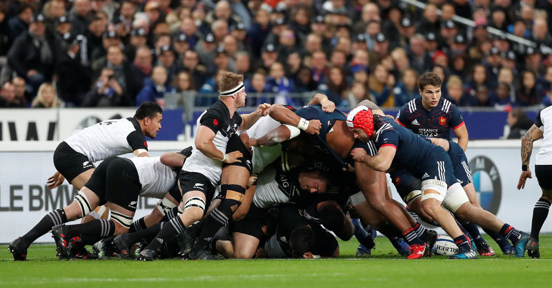 © Reuters. LA FRANCE ORGANISERA LA COUPE DU MONDE DE RUGBY EN 2023