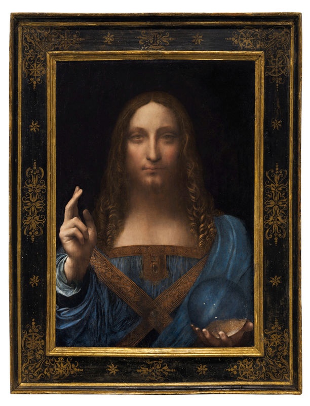 © Reuters. FILE PHOTO: Christies' New York image of Leonardo da Vinci painting Salvator Mundi