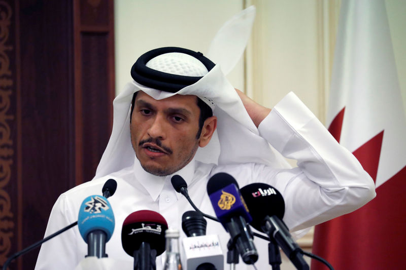© Reuters. وزير خارجية قطر ينتقد "القيادة المتهورة" في المنطقة