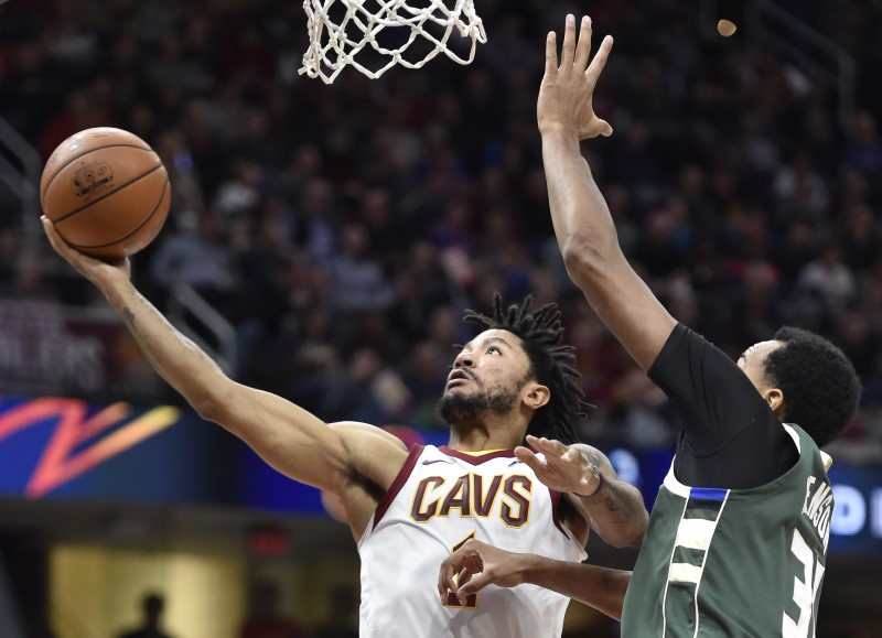 © Reuters. NBA: Milwaukee Bucks at Cleveland Cavaliers