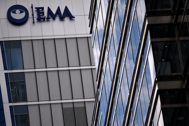 © Reuters. The headquarters of the European Medicines Agency (EMA), is seen in London