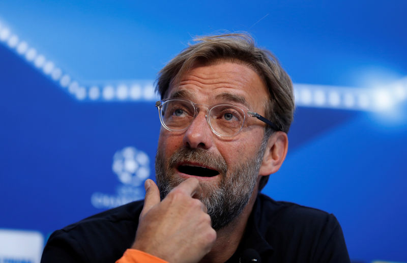 © Reuters. Champions League - Liverpool Press Conference