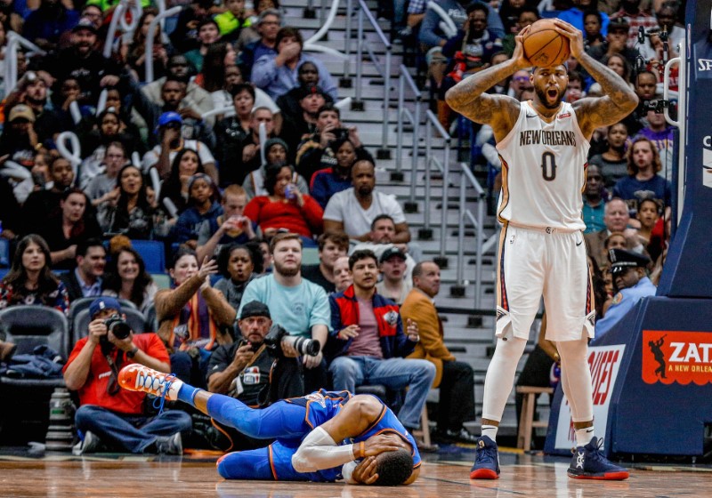 © Reuters. NBA: Oklahoma City Thunder at New Orleans Pelicans