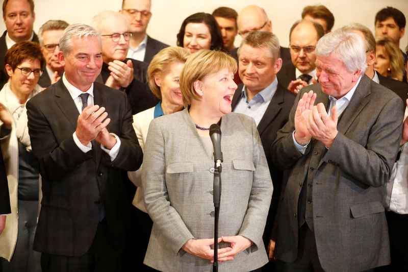 © Reuters. Exploratory talks about forming a new coalition government in Berlin