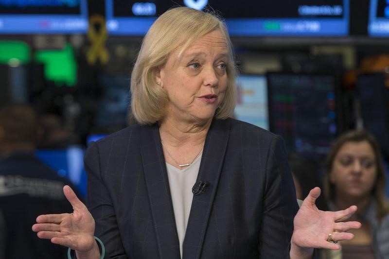 © Reuters. HP ENTERPRISE ANNONCE LE DÉPART DE SA PATRONNE MEG WHITMAN