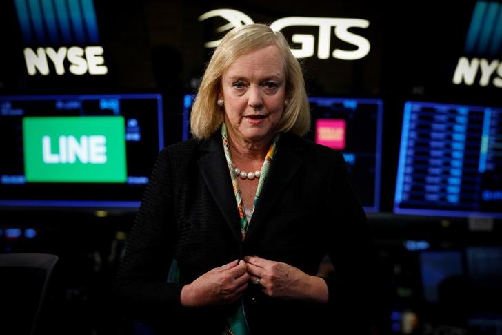 © Reuters. La presidenta ejecutiva de HP Enterprise Meg Whitman dejará su cargo