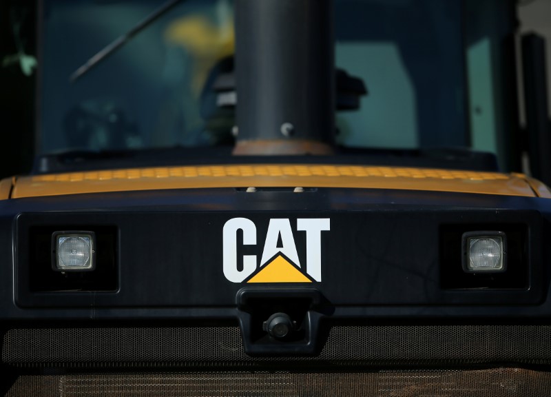 © Reuters. Caterpillar equipment at a retail site in San Diego California