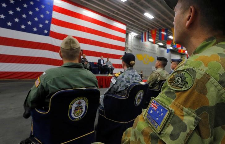 © Reuters. استراليا تدعو لمزيد من الوجود الأمريكي في آسيا