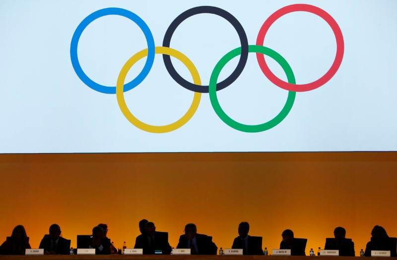 © Reuters. International Olympic Committee (IOC) delegates are seen during the IOC extraordinary session in Lausanne