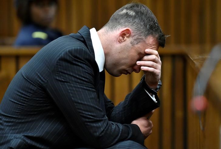 © Reuters. El Tribunal Supremo sudafricano duplica con creces la sentencia a Pistorius
