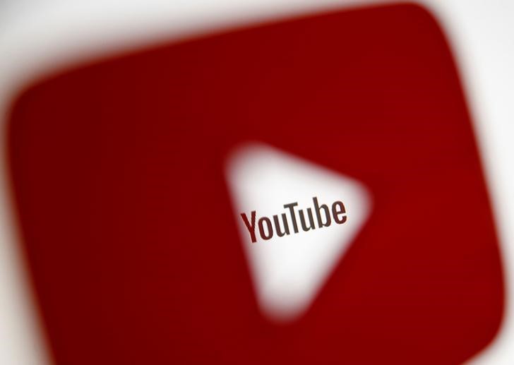 © Reuters. Logo do YouTube em ilustração