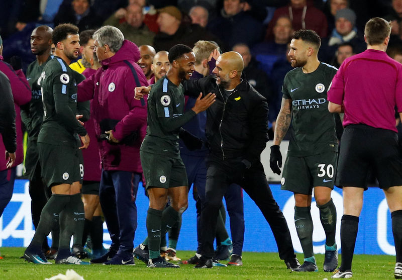 © Reuters. Premier League - Huddersfield Town vs Manchester City