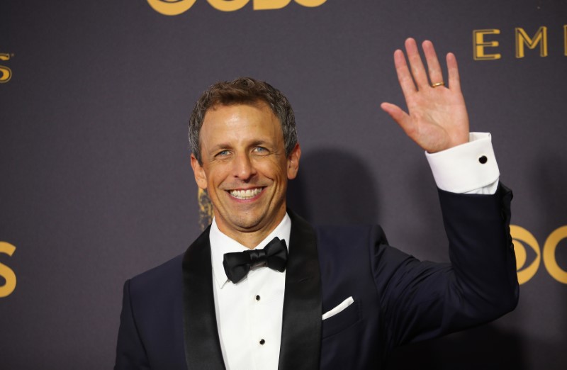 © Reuters. Seth Meyers no Primetime Emmy Awards em Los Angeles