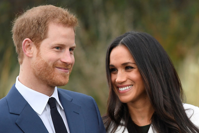 © Reuters. زفاف الأمير هاري وميجان ماركل في وندسور في مايو