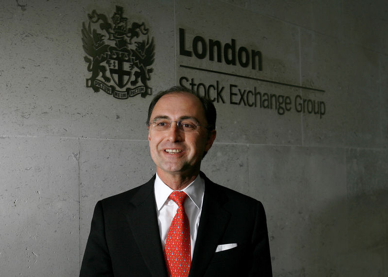 © Reuters. FILE PHOTO: The Chief Executive of the London Stock Exchange, Xavier Rolet poses for photographers in London