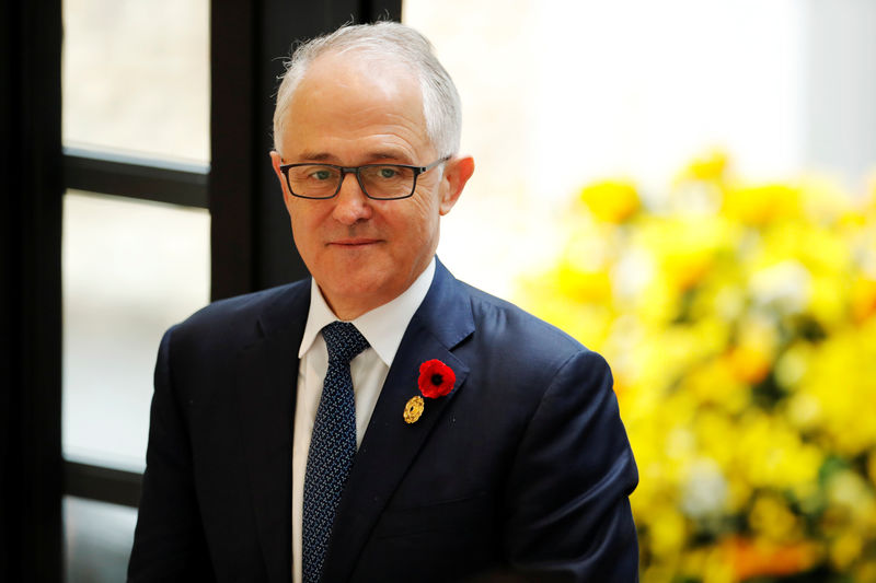 © Reuters. Australia's Prime Minister Malcolm Turnbull attends the APEC Economic Leaders' Meeting in Danang, Vietnam