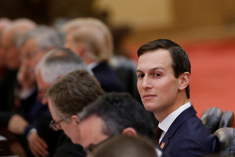 © Reuters. White House Senior adviser Jared Kushner attends bilateral meetings held by U.S. President Donald Trump and China's President Xi Jinping at the Great Hall of the People in Beijing