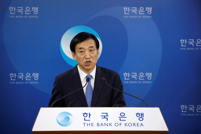 © Reuters. Corea del Sur eleva tipos de interés por primera vez en 6 años