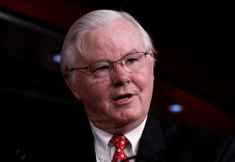 © Reuters. FILE PHOTO: Rep. Barton speaks at a news conference about the recent shooting in Alexandria, Virginia, on Capitol Hill in Washington