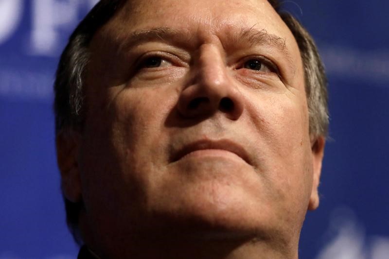 © Reuters. Mike Pompeo, em evento em Washington