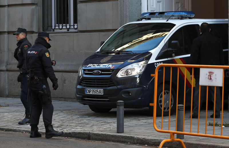 © Reuters. Los exconsejeros catalanes encarcelados comparecen ante el Supremo para pedir su libertad