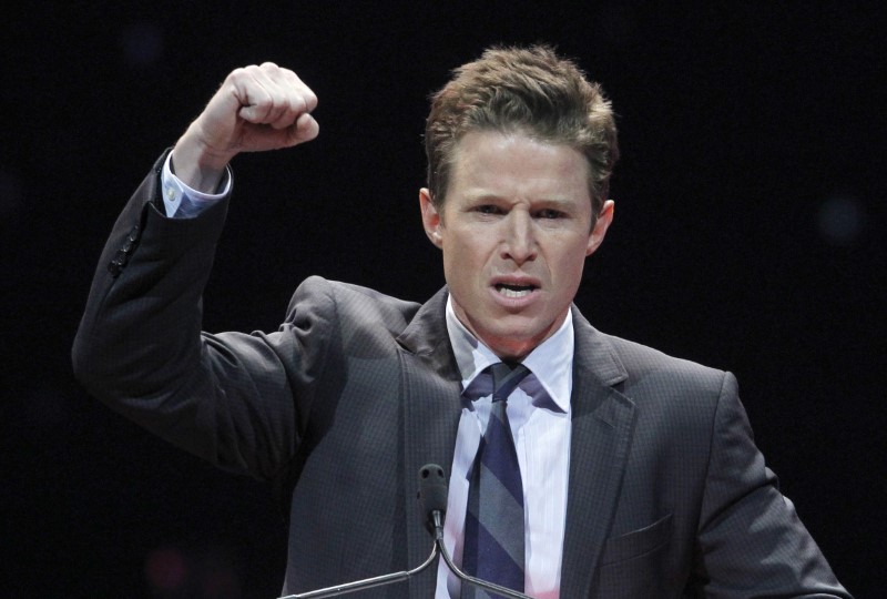 © Reuters. File photo of television personality Billy Bush hosting the CinemaCon Big Screen Achievement Awards show at Caesars Palace in Las Vegas