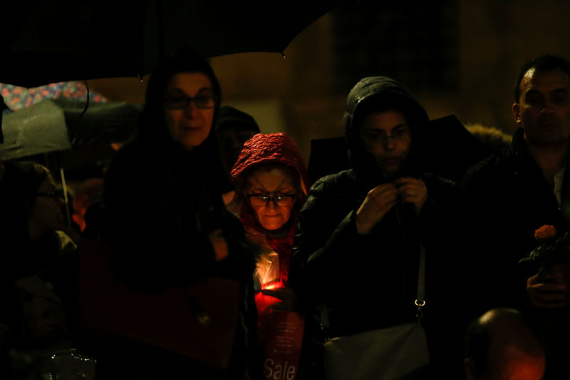 © Reuters. القبض على ثمانية في قضية مقتل صحفية بمالطا