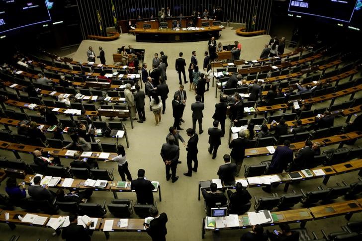 © Reuters. Vista geral da Câmara dos Deputados em Brasília