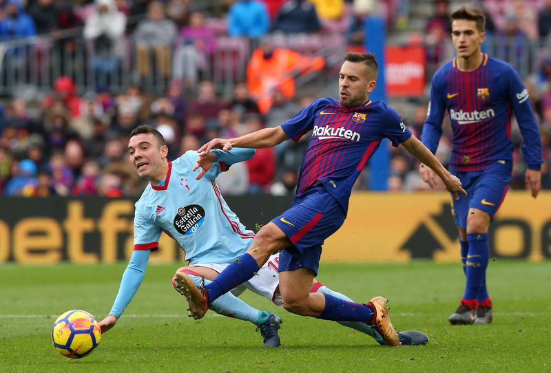 © Reuters. El Barça se enfrentará al Celta de Vigo en los octavos de la Copa del Rey