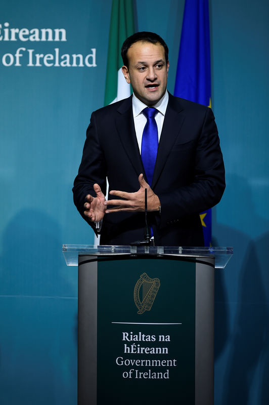 © Reuters. رئيس وزراء أيرلندا يريد اتفاقا للحدود وفقا للمبادئ المتفق عليها بالفعل