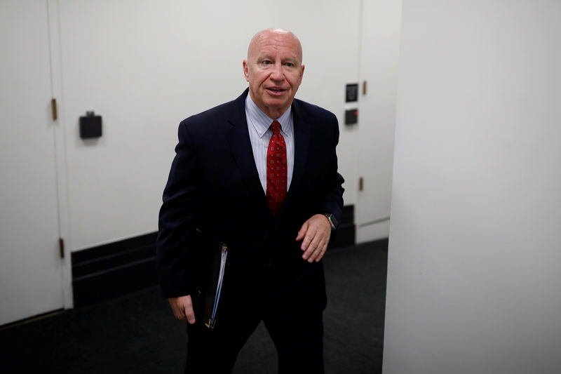 © Reuters. Rep. Brady enters a meeting of the House Republican conference on Capitol Hill in Washington