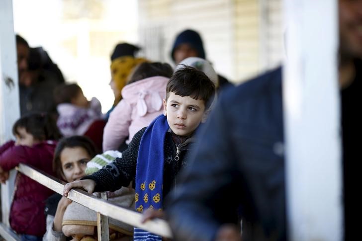 © Reuters. تركيا تطلب من منظمة التجارة العالمية مساعدة اللاجئين السوريين