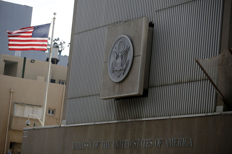 © Reuters. رئيس بلدية القدس: يمكن نقل السفارة الأمريكية للقدس في دقيقتين