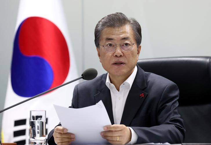 © Reuters. شينخوا: رئيس كوريا الجنوبية يزور الصين من 13 إلى 16 ديسمبر