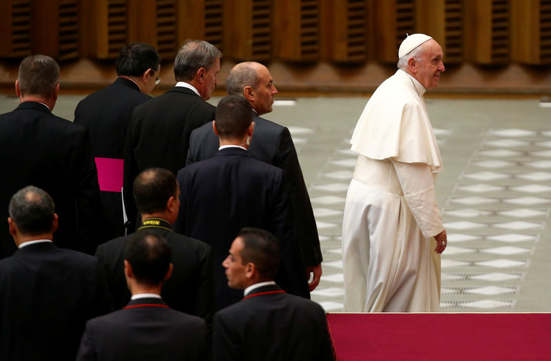© Reuters. Reconocer los derechos de todas las personas de la Tierra Santa es esencial, dice el Papa