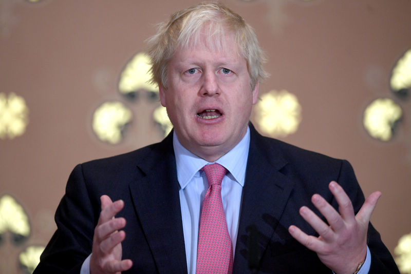 © Reuters. Britain's Foreign Secretary Boris Johnson gives a speech at the Foreign Office in London
